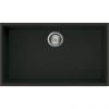 Reginox Quadra 130 1.0 Bowl Undermount Granite Kitchen Sink - Black