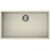 Reginox Quadra 130 1.0 Bowl Undermount Granite Kitchen Sink - Cream