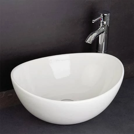 RAK Shell Sit On Vanity Basin - No TH - SHELBAS 3 RAK Shell Sit On Vanity Basin - No TH - SHELBAS - Image 3