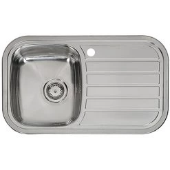 Reginox Regent 10 Lux 1.0 Bowl Stainless Steel Inset Kitchen Sink