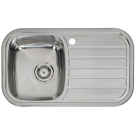 Reginox Regent 10 Lux 1.0 Bowl Stainless Steel Inset Kitchen Sink 1 Reginox Regent 10 Lux 1.0 Bowl Stainless Steel Inset Kitchen Sink