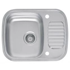 Reginox Regidrain 1.0 Bowl 2TH Stainless Steel Inset Kitchen Sink