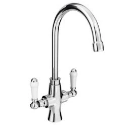 Reginox Traditional White Ceramic 1.5 Kitchen Sink + Mixer Tap 7 Reginox Traditional White Ceramic 1.5 Kitchen Sink + Mixer Tap -Kitchen Sinks Shop RL301 ELBE n d2 460