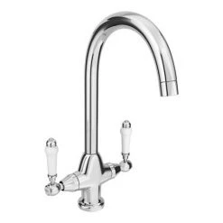 Reginox White Ceramic 1.0 Bowl Kitchen Sink + Mixer Tap 7 Reginox White Ceramic 1.0 Bowl Kitchen Sink + Mixer Tap -Kitchen Sinks Shop RL304CW ELBE nw d2 460