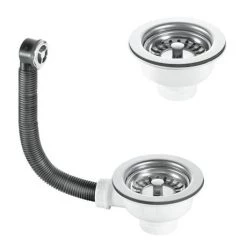 Reginox Contemporary White Ceramic 1.5 Bowl Kitchen Sink RL501CW + Tap -Kitchen Sinks Shop RL501CW TAP n d4 460