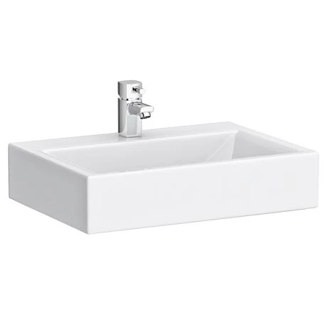 Rectangular Counter Top Ceramic Basin - 460 x 330mm 1 Rectangular Counter Top Ceramic Basin - 460 x 330mm