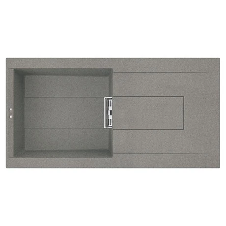 Reginox Smart 480 1.0 Bowl Granite Kitchen Sink - Titanium 1 Reginox Smart 480 1.0 Bowl Granite Kitchen Sink - Titanium