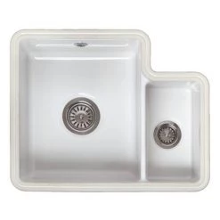 Reginox Tuscany 1.5 Bowl White Ceramic Undermount Kitchen Sink + Waste 6 Reginox Tuscany 1.5 Bowl White Ceramic Undermount Kitchen Sink + Waste -Kitchen Sinks Shop TUSCANY n d1 460