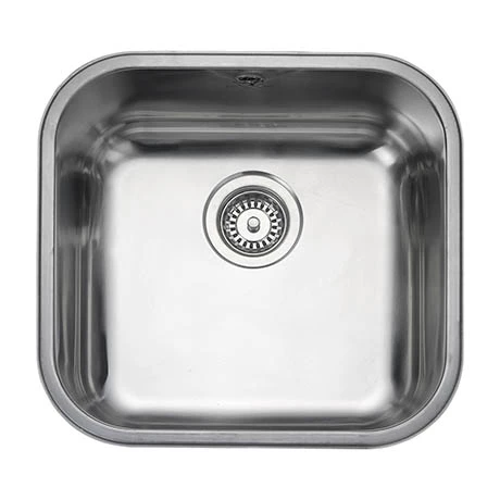 Rangemaster Atlantic Classic UB40 Stainless Steel Undermount Kitchen Sink 460 x 440mm 1 Rangemaster Atlantic Classic UB40 Stainless Steel Undermount Kitchen Sink 460 x 440mm