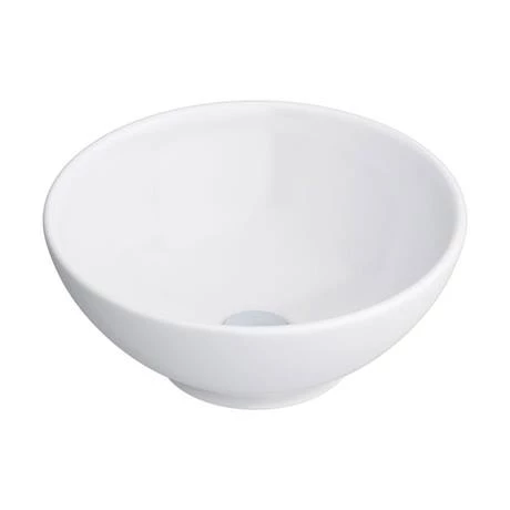 Venice Floating Basin Shelf (Gloss White - 1200mm Wide) incl. 2 Round Basins 6 Venice Floating Basin Shelf (Gloss White - 1200mm Wide) incl. 2 Round Basins - Image 6