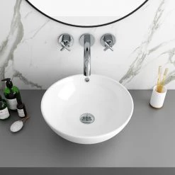Viva Round Counter Top Basin 0TH - 430mm Diameter