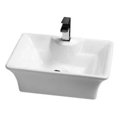 Riviera Counter Top Basin 1TH - 490 x 390mm 5 Riviera Counter Top Basin 1TH - 490 x 390mm -Kitchen Sinks Shop VES032 nd1 460