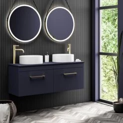 Sahara 405mm Round Counter Top Basin 0TH -Kitchen Sinks Shop VES093 d4 460