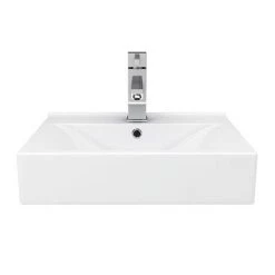 Kyoto Rectangular Basin 1TH - 450 x 310mm -Kitchen Sinks Shop VES101 dt1 460