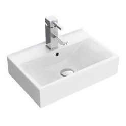 Kyoto Rectangular Basin 1TH - 450 x 310mm -Kitchen Sinks Shop VES101 dt2 460
