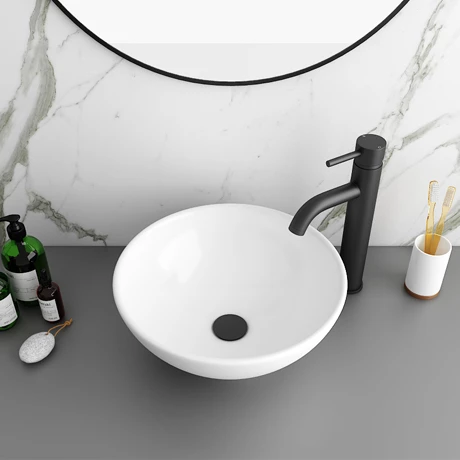 Runda Round Counter Top Basin 0TH - 380mm Diameter 1 Runda Round Counter Top Basin 0TH - 380mm Diameter