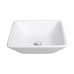 Lazio Square Counter Top Basin - 0TH - 410 x 410mm -Kitchen Sinks Shop VES983 D4 460