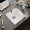 Venice 1.0 Bowl Gloss White Undermount Composite Kitchen Sink