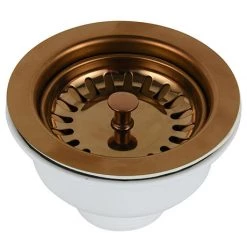 Venice Copper Basket Strainer Kitchen Sink Waste